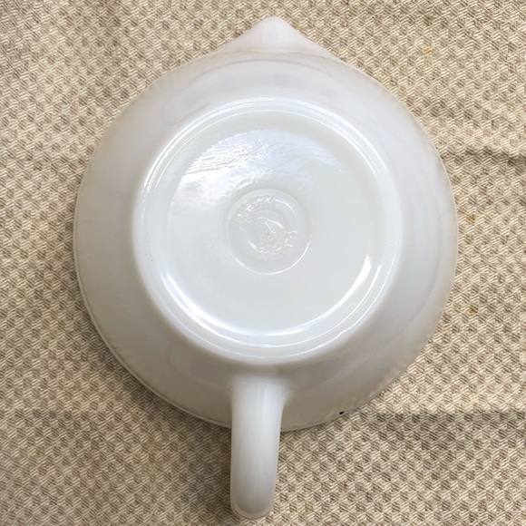 1940’s Federal Glass White / Milk Glass Mixing Bowl Set unused - Picture 5 of 8